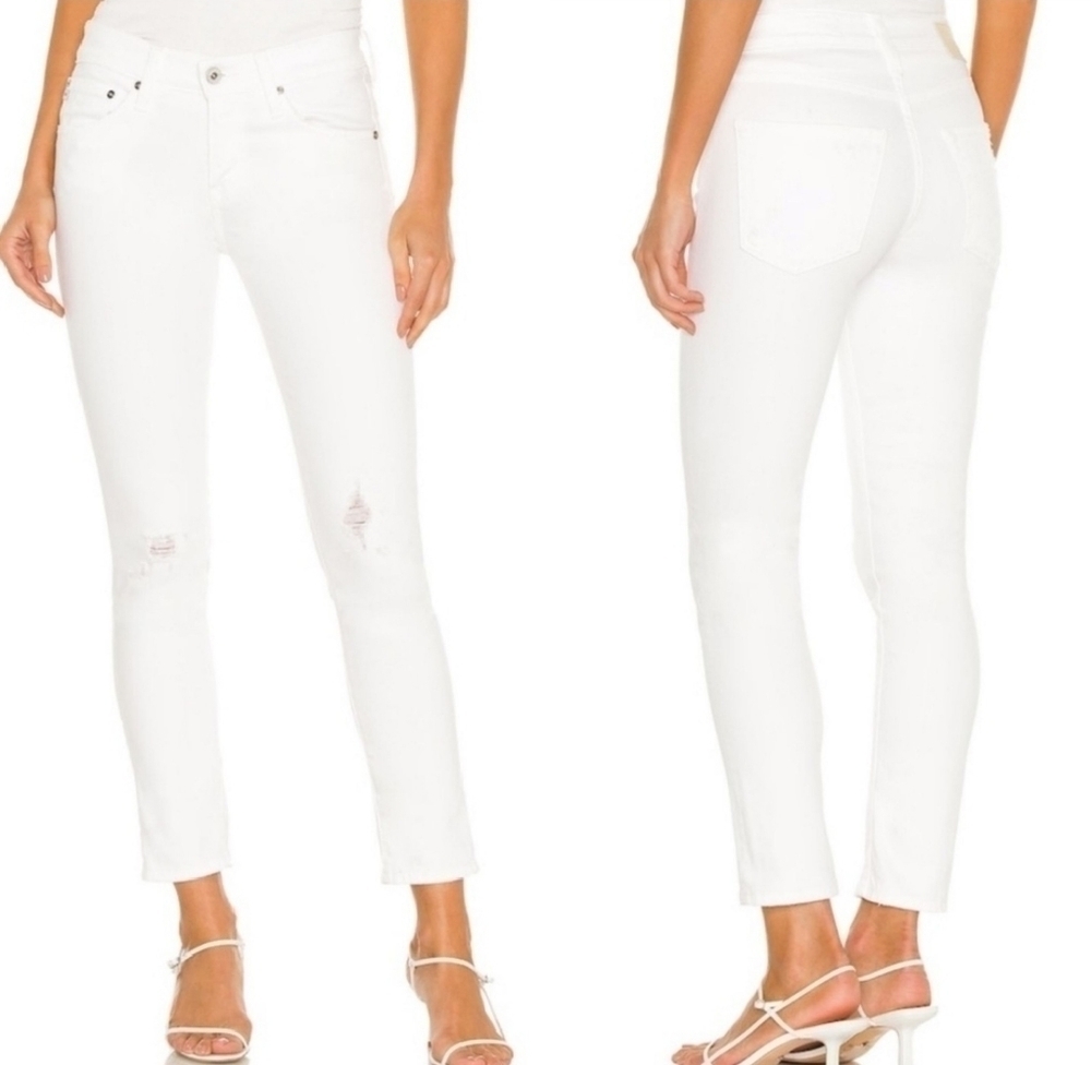 AG Adriano Goldschmied The Legging Ankle Super Skinny Ankle Jeans, Size 27R